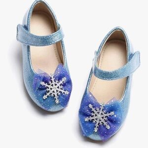 Princess Elsa Frozen glitter dress-up shoes